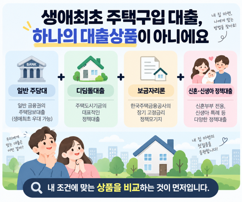 생애최초 주택구입 대출 2026년 조건은? LTV·금리·한도 쉽게 정리