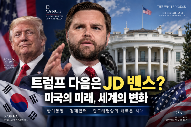 트럼프 다음은 JD 밴스? 대통령 된다면 한국은 어떻게 달라질까
