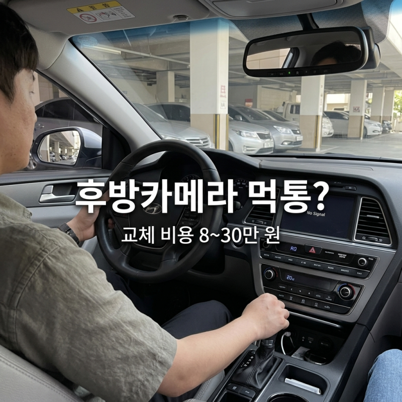 자동차 후방카메라 먹통 고장 원인 및 교체 비용 완벽 정리