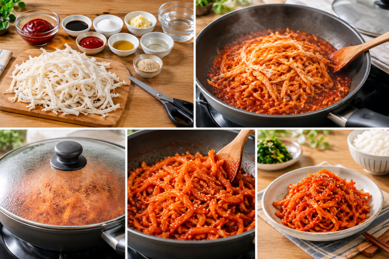 [내궁내찾] 딱딱해지지 않는 류수영 진미채볶음 황금레시피 (촉촉함 유지 비법)