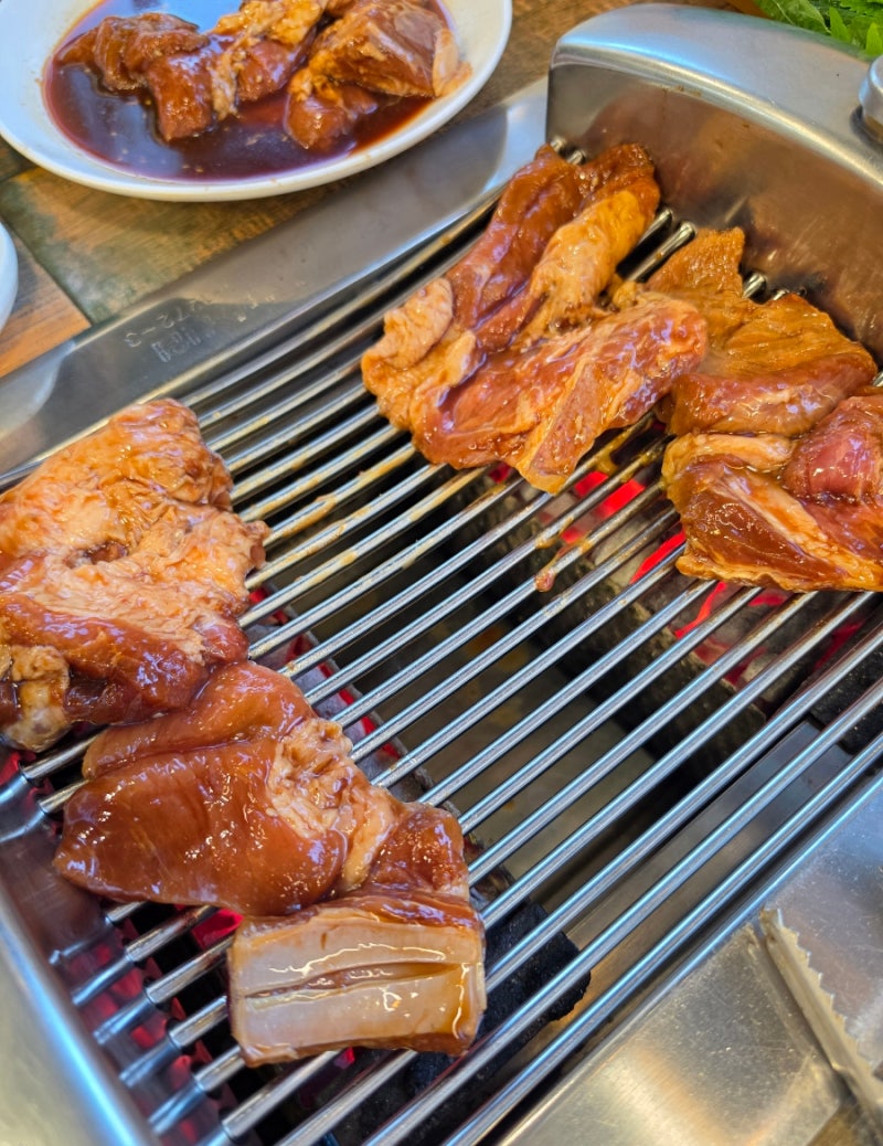강릉 포남동 고기집 추천 돼지갈비 맛집 명갈비