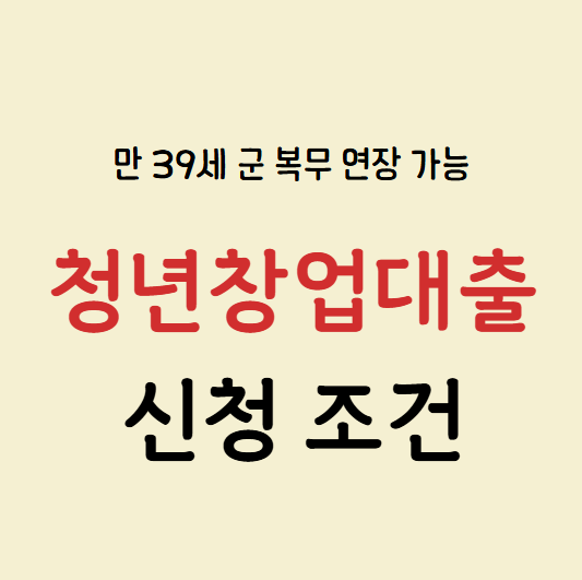 청년창업대출, 만 34세 넘겨서 포기했다는데 알고 보니 39세까지 된다더라
