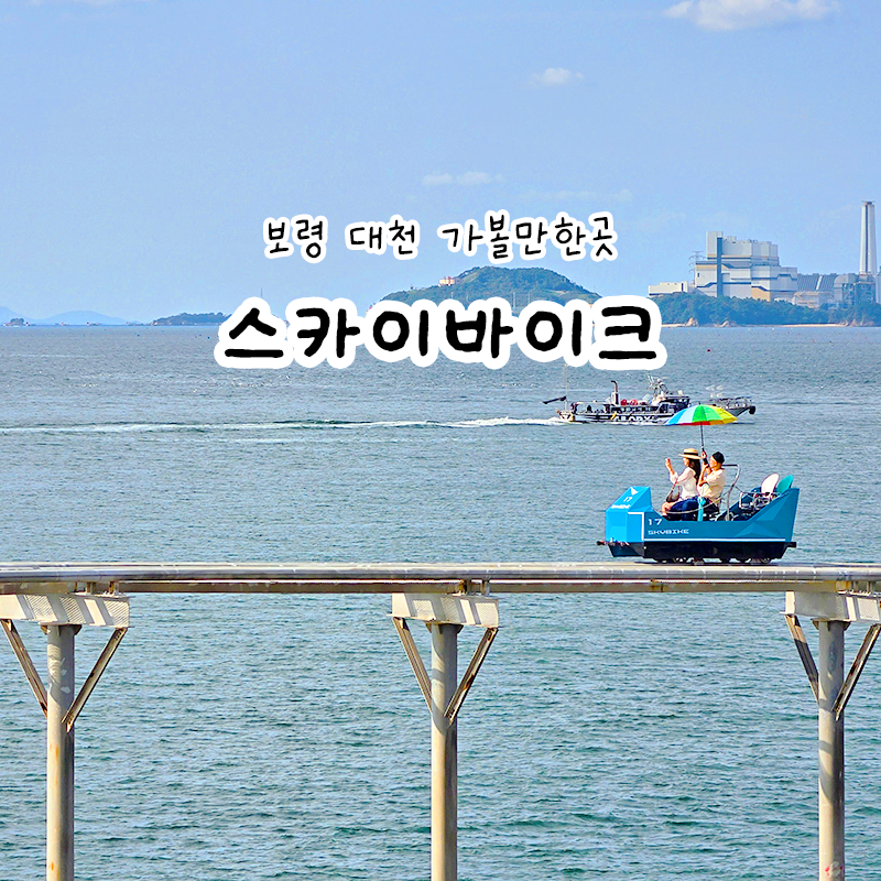 Boryeong Daecheon Attractions: Daecheon Beach Sky Bike for Travel and Fun