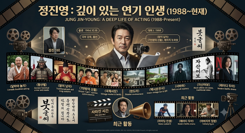 정진영 배우 프로필부터 대표작까지｜왕의 남자·국제시장·7번방의 선물·레이디 두아 그리....