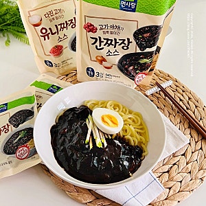 면사랑 간짜장소스 유니짜장소스로 짜장면 만들기 간편한 짜장 레시피