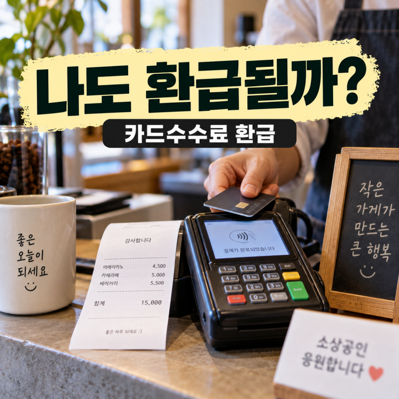 상반기 창업했다면 확인하세요, 카드수수료 평균 38만원 환급됩니다