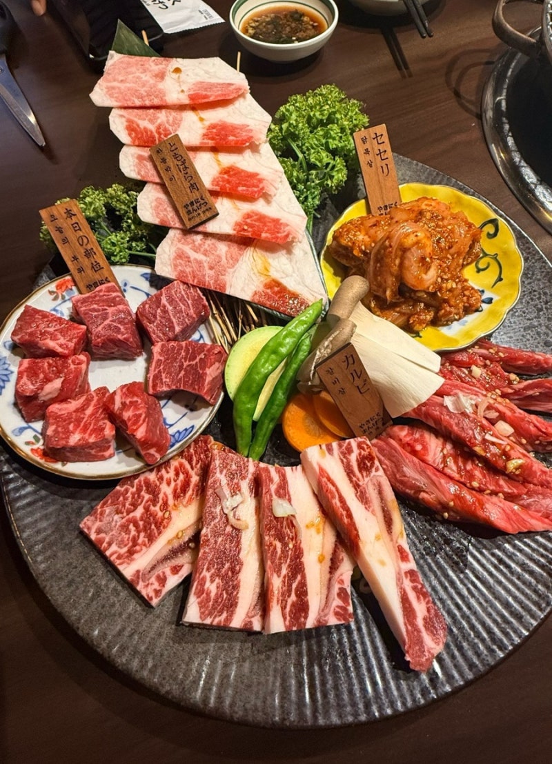 울산 삼산 맛집 만게츠 반달세트로 즐긴 야끼니꾸 감성주점