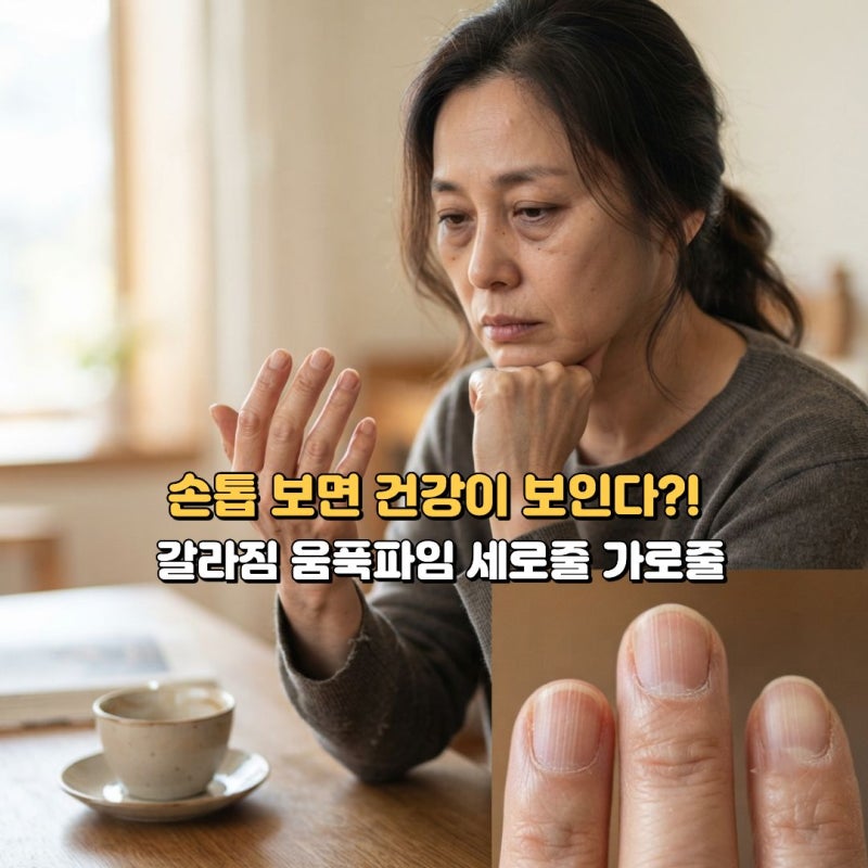 손톱 갈라짐 움푹파임 이유는? 빈혈부터 자가면역질환까지