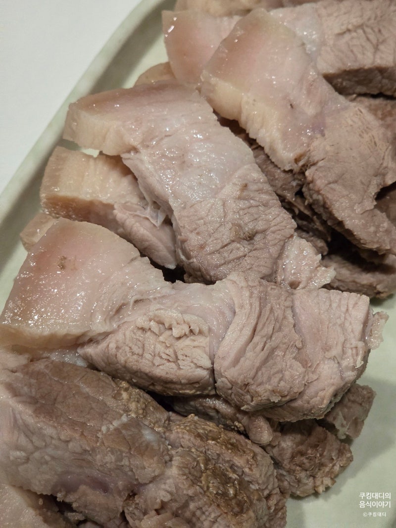 이게 바로 그 맛 성시경 미원 수육 레시피 실패 없는 집 수육 만들기