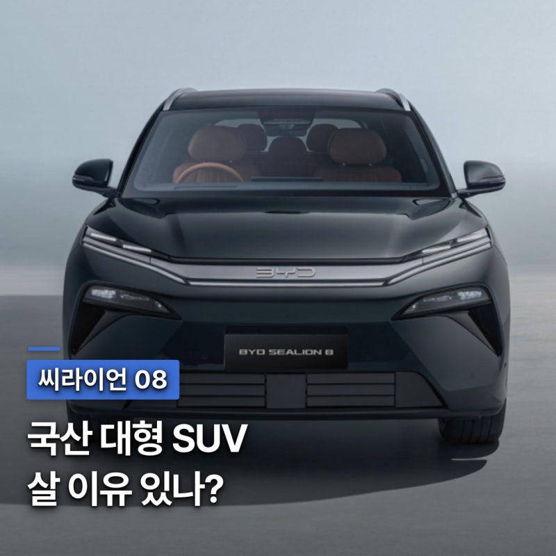 "작정하고 국산차 위협하러 왔다" BYD 공개 신차, 씨라이언 08