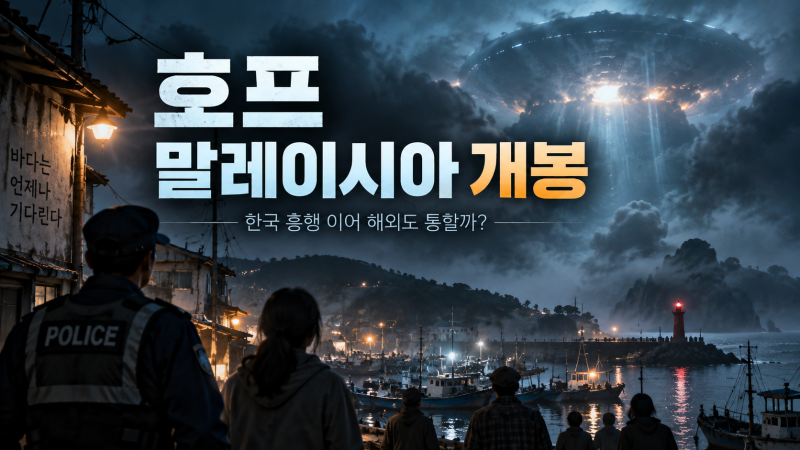 영화 호프 한국 400만,북미 첫날 2위, 말레이시아 개봉 성적은?(+황정민 조인성 정호연 나홍진)