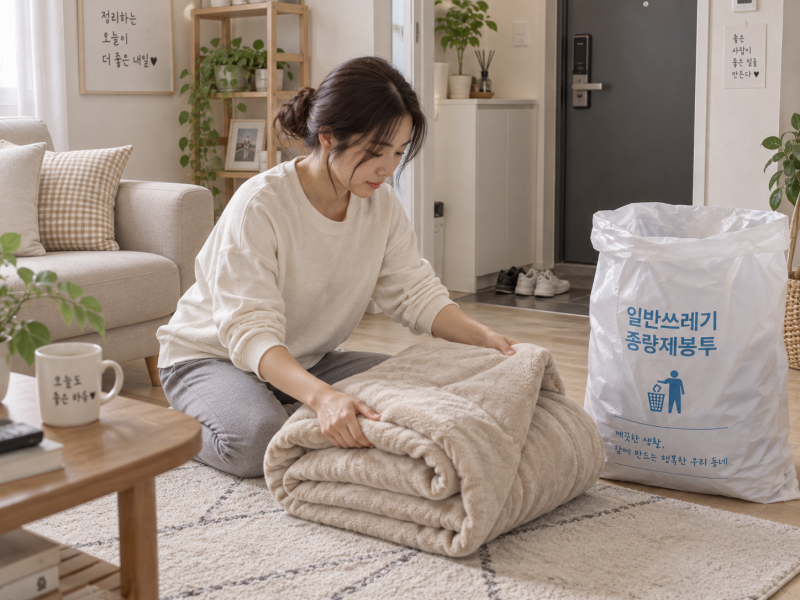 극세사이불버리기, 솜이불버리기 헷갈린다면? 이불버리는방법 총정리