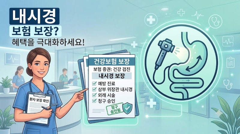 국가 위내시경 검진 당일 15만원 결제했다면? 수면비와 용종 절제술 실비 환급 기준 체크