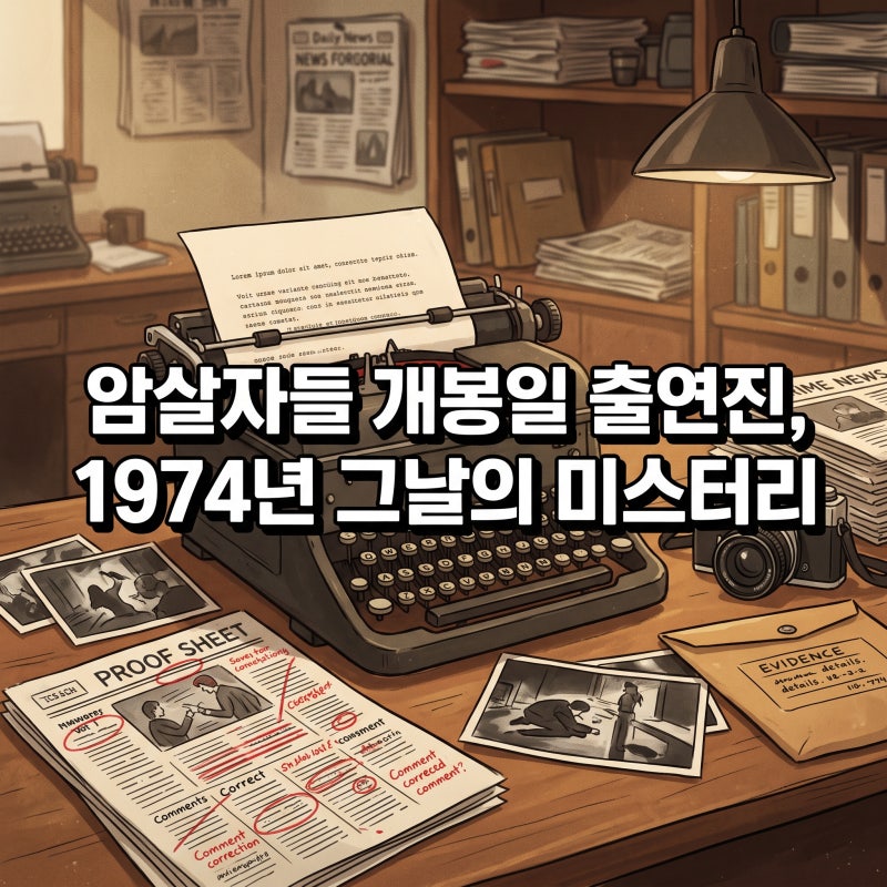 암살자들 출연진 1974년 미제사건 추적과 개봉일 앞둔 기본정보
