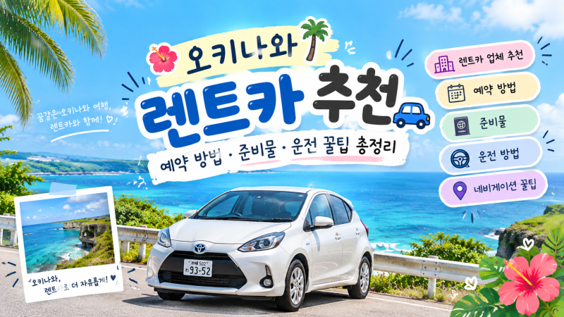 [일본] 렌트카 추천 업체부터 준비물, 운전 꿀팁까지 총정리