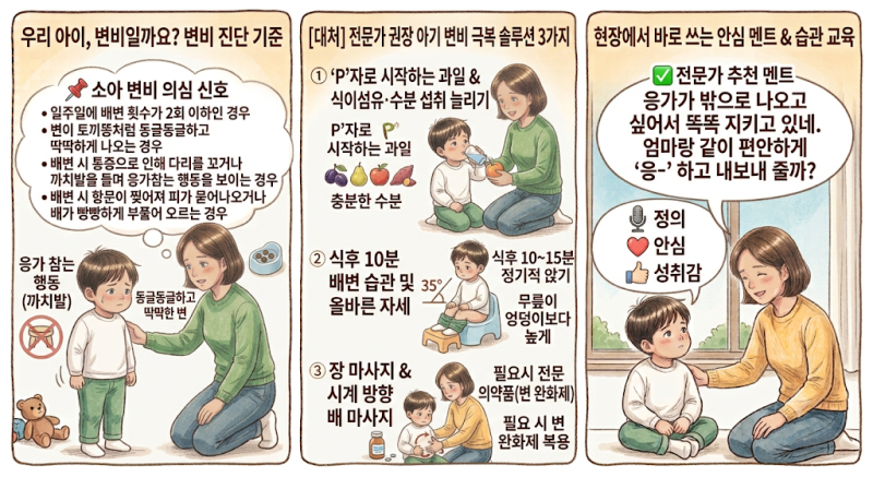 "배가 아프다고 울고 응가를 못 해요" 아기 변비 원인부터 유아 변비 해결 전문가 케어법 3