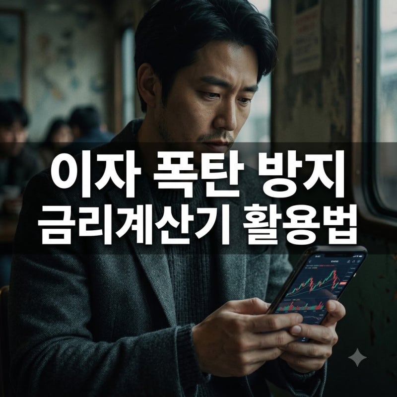 똑같은 1억 빌렸는데.. 금리계산기 두드려보고 기겁한 이유..