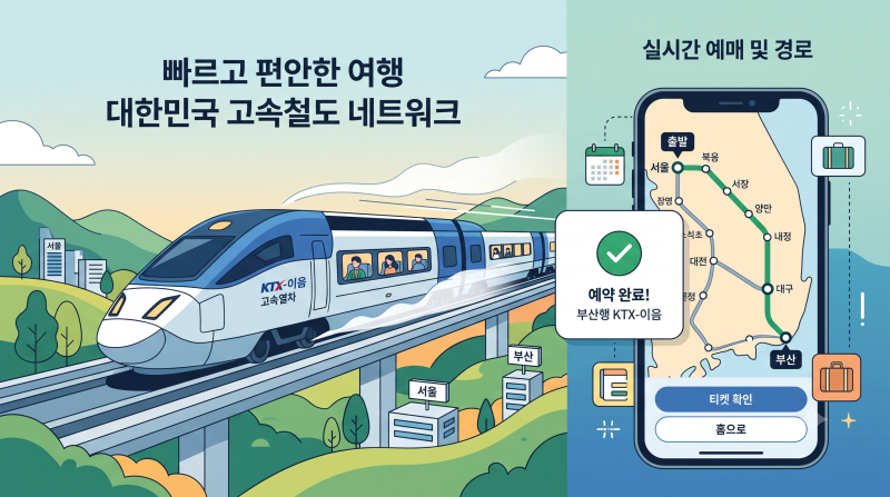 KTX 예매 방법부터 노선·할인 혜택·특실 차이까지 완벽 정리