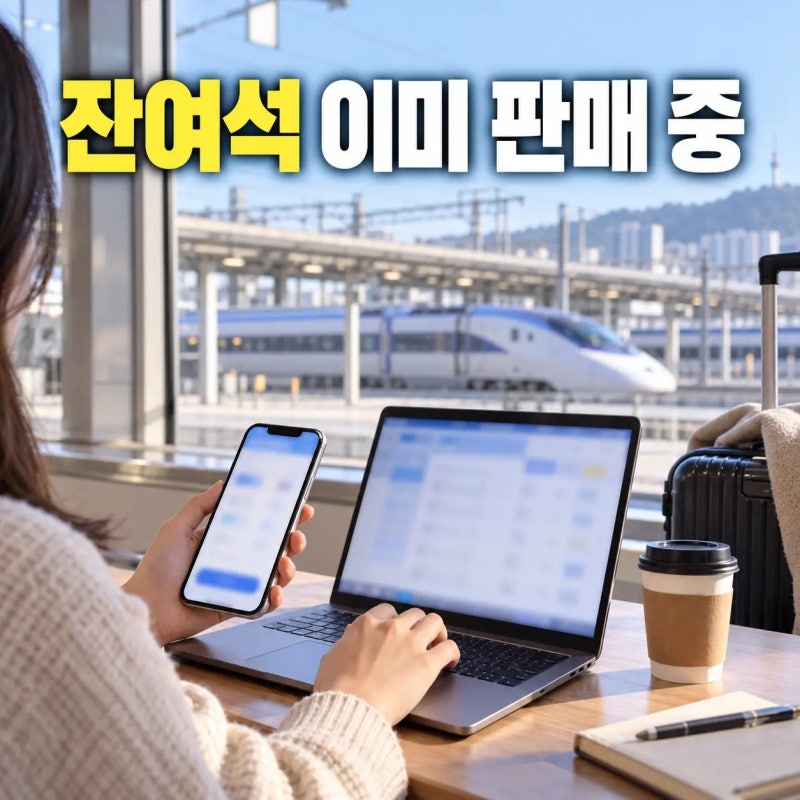 2026 추석 기차표 취소표, 예매 끝났다면 잔여 석은 이렇게 확인하세요