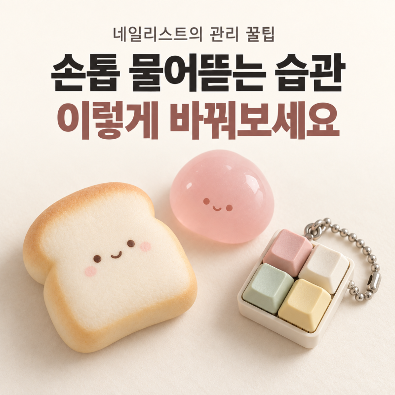 손톱 물어뜯는 습관, 의지 말고 방법으로 고칠 수 있을까?