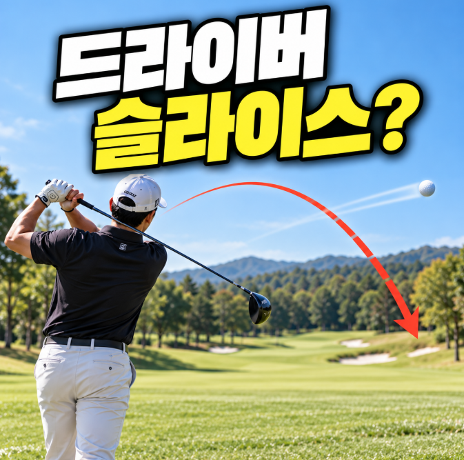 드라이버 슬라이스 왜 날까? 골프 초보가 먼저 확인할 5가지