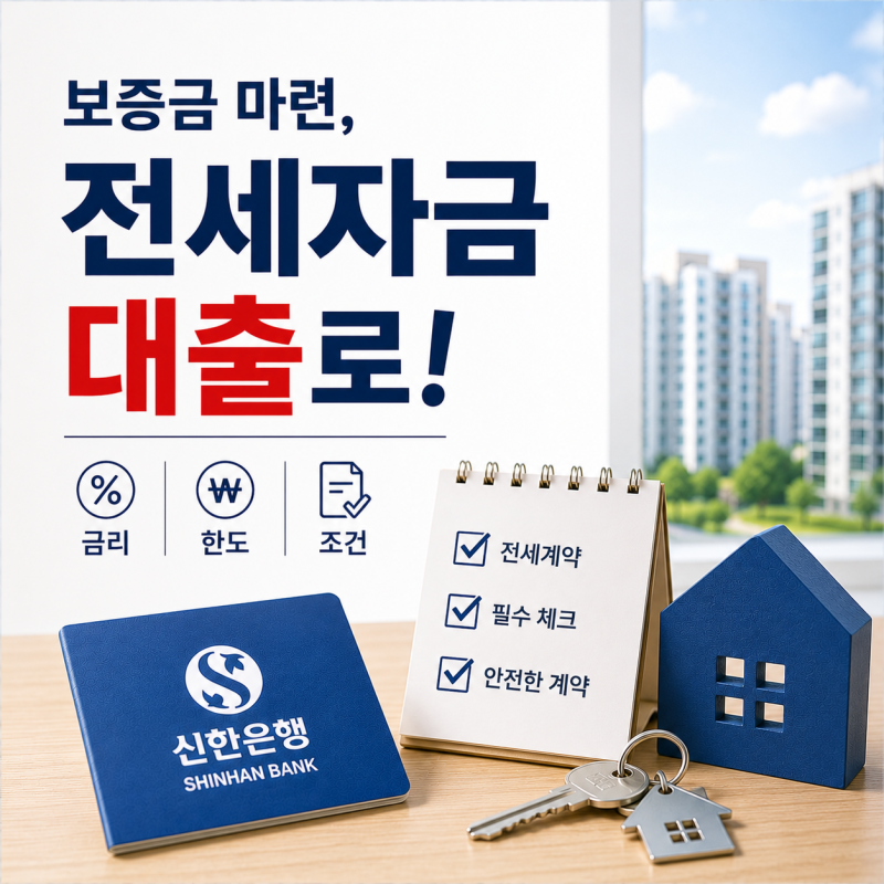보증금 마련의 든든한 등대! 신한은행 전세자금대출 조건·금리·한도 및 전세계약 전 필수 ....