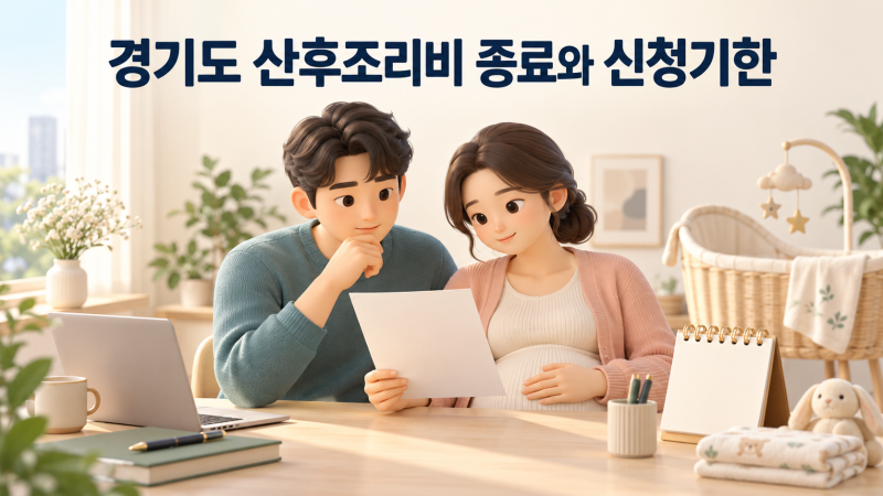 경기도 산후조리비 폐지 논란과 신청기한 논란 정리해 보기