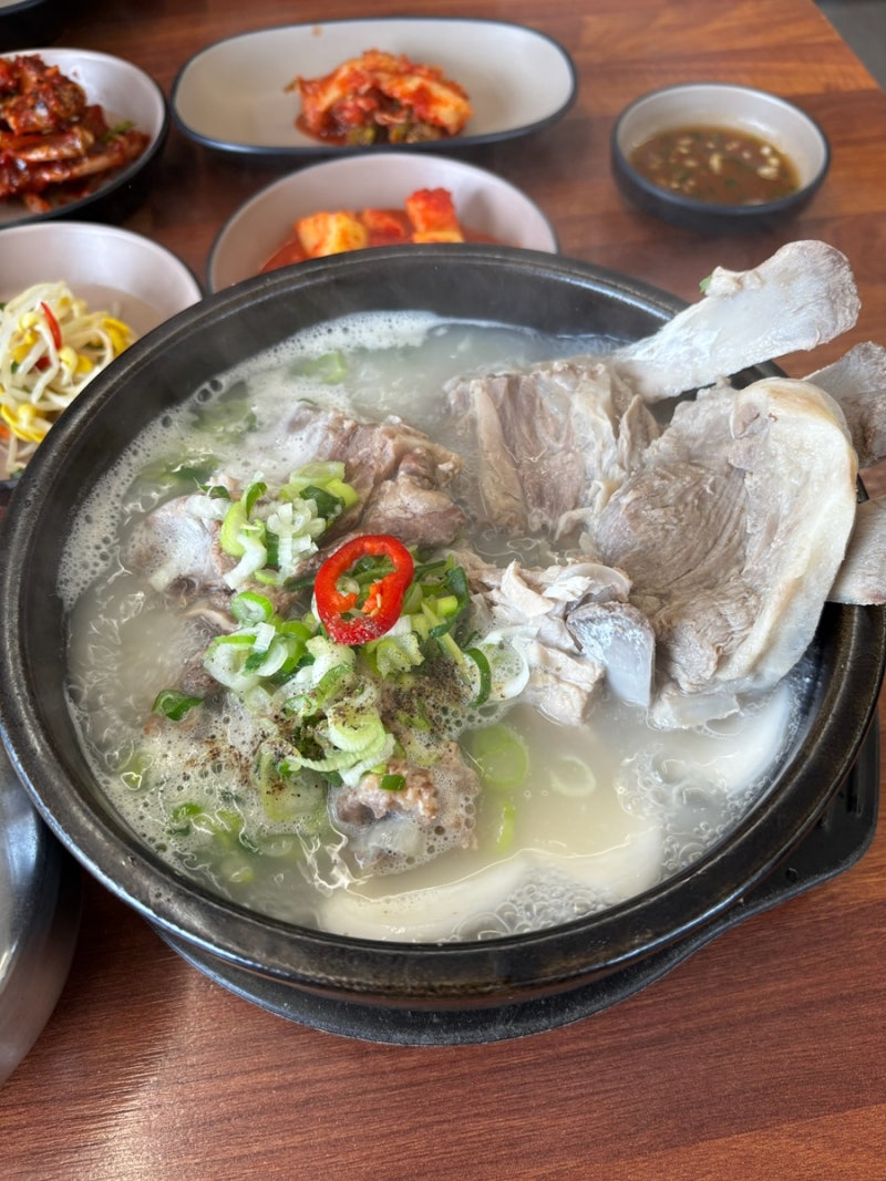 [제주공항 근처 맛집] 본날, 접짝뼈국과 뼈구이 추천후기