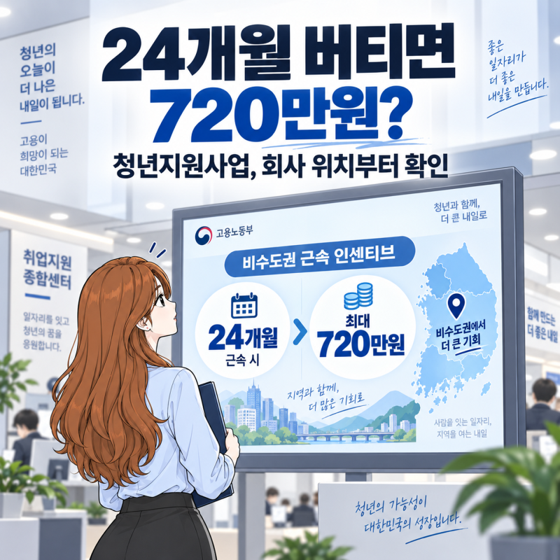 “24개월 버티면 720만원?” 청년지원사업에 직장인들 다시 계산한 이유