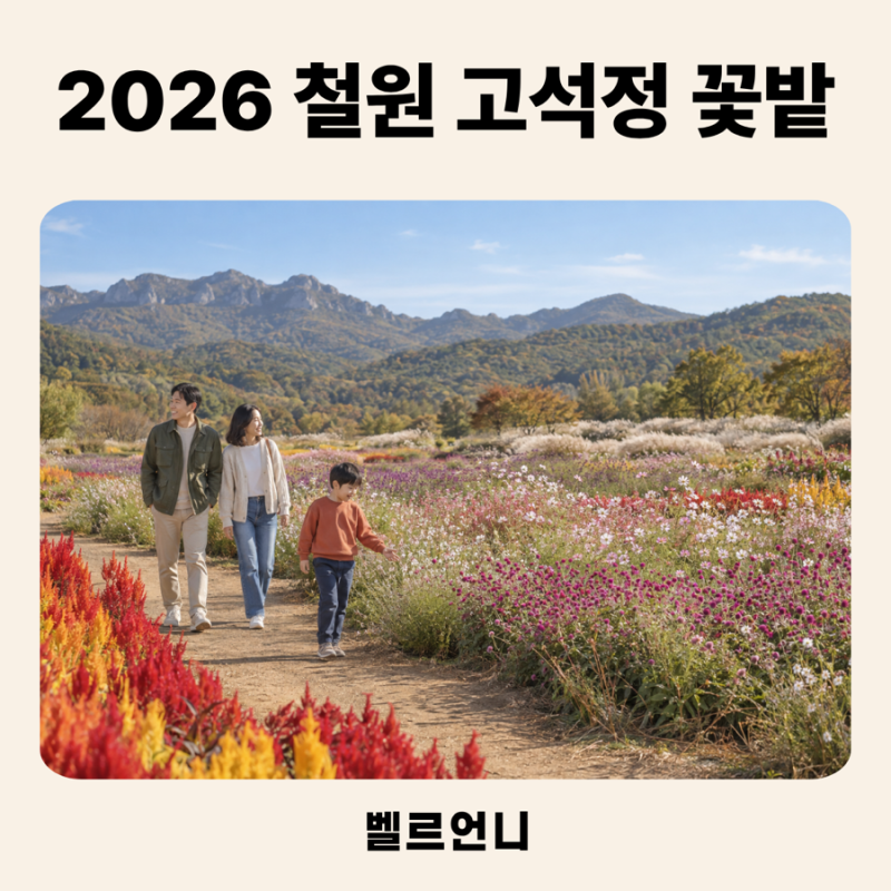 2026 철원 고석정 꽃축제, 아이와 가볼만한곳 입장료보다 먼저 쓸 곳부터 정하세요