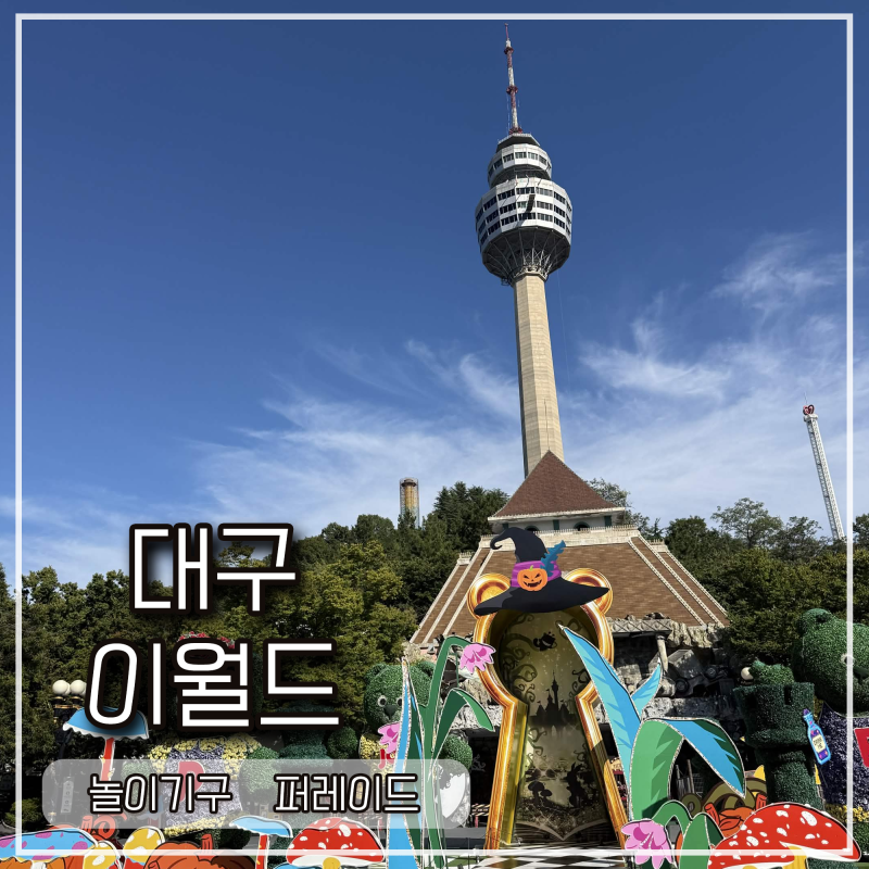 아이랑 주말에 뭐하지? " 대구 이월드 " , 연간회원권 할인까지