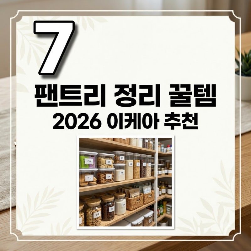 팬트리 정리 이케아 필수 아이템 BEST 7 공간 활용 수납 꿀팁