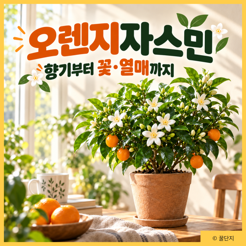 오렌지자스민 키우기 | 특징・향기・꽃 피우기・열매・물주기・가지치기