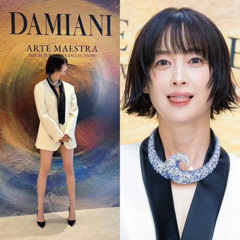 48세 이나영 하의실종 패션보다 놀라운 다미아니 목걸이의 정체