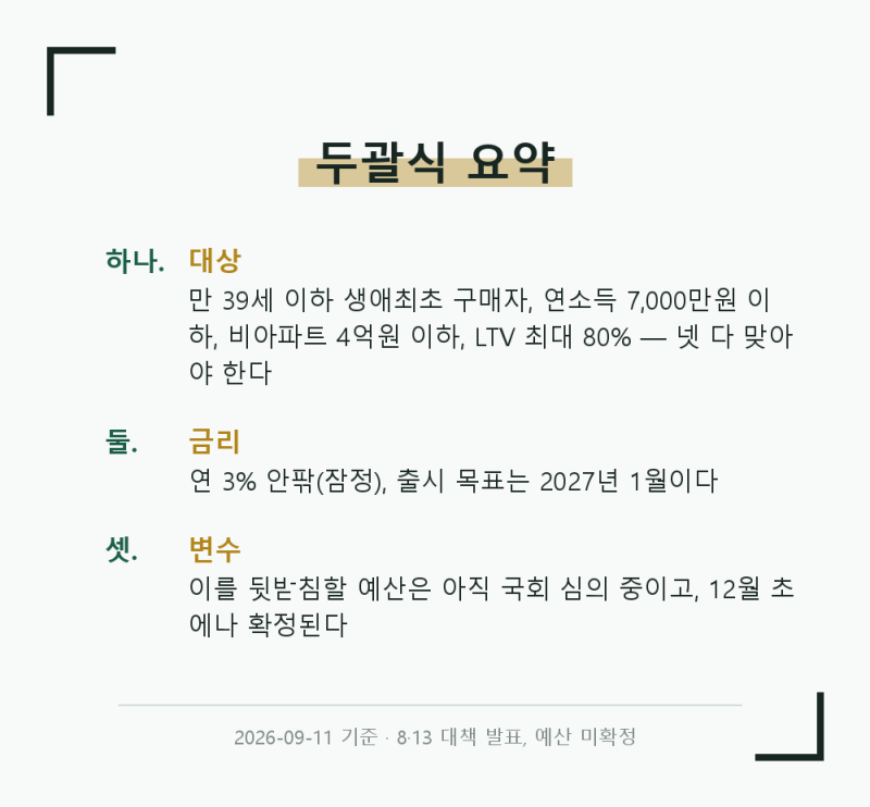 청년미래보금자리론, 39세·소득 7천·비아파트
