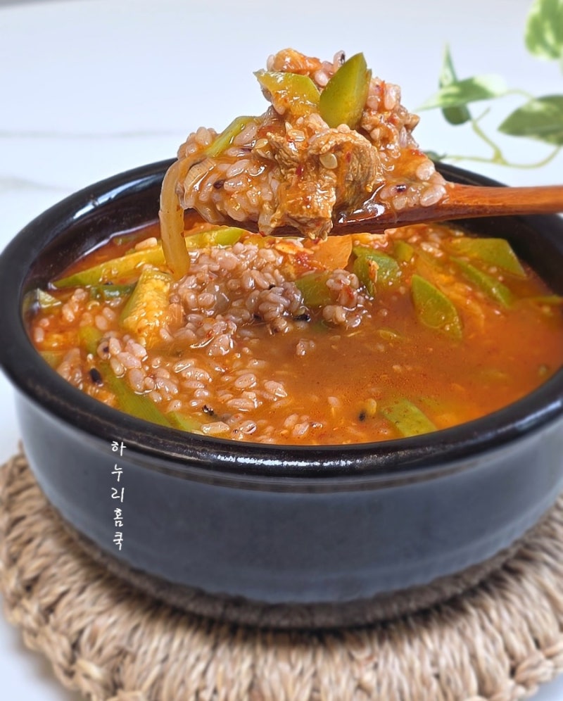 정호영 애호박 국밥 레시피, 광주의 별미 얼큰한 애호박찌개