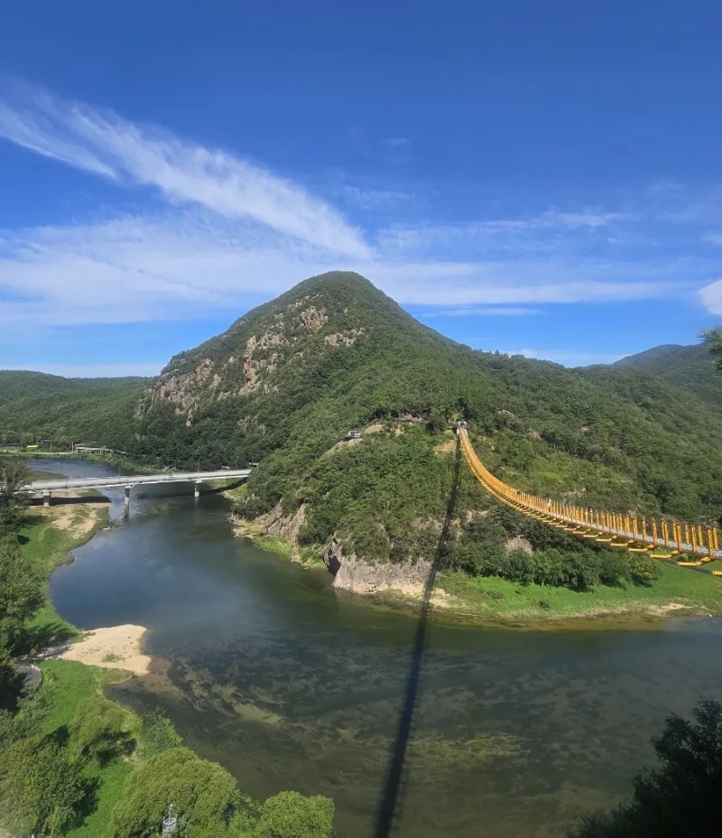 충남 금산 가볼만한곳 여행지 월영산 출렁다리 진산성지성당