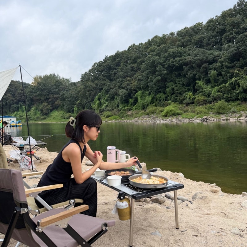 서울 근교 연천 한탄강 뷰 취사 가능한 차크닉/차박 명소 추천(주차장/매점/화장실/분리수거)