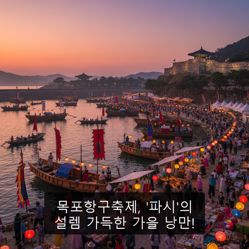 목포항구축제, '파시'의 설렘 가득한 가을 낭만!