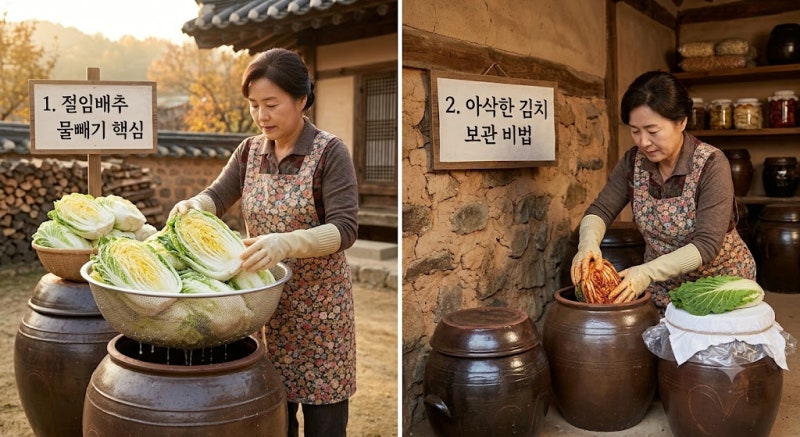 절임배추 세척법부터 물러지지 않는 맛있게 담그는 황금 비법 총정리