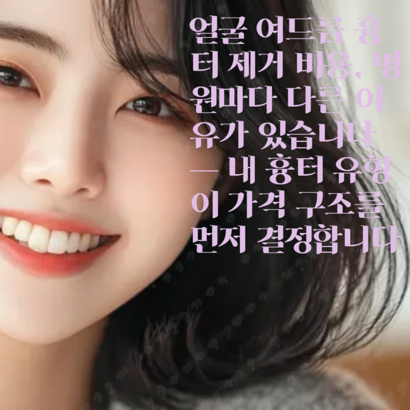 얼굴 여드름 흉터 제거 비용, 병원마다 다른 이유가 있습니다 — 내 흉터 유형이 가격 구조를....