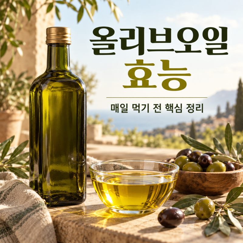 올리브오일 효능, 매일 먹기 전에 알아야 할 섭취량과 주의사항