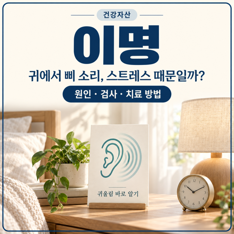 이명 스트레스 때문일까? 귀울림 원인과 검사 치료방법