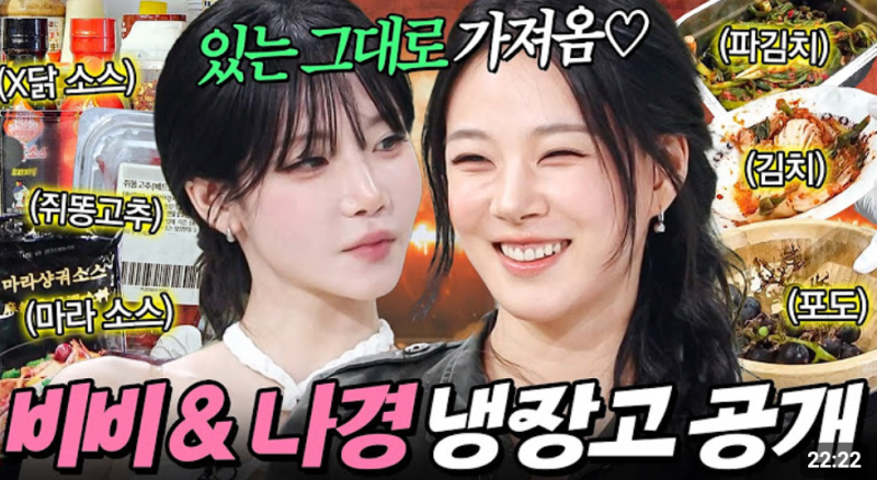 시상식 '뽀갈' 바이럴 큰 그림? 비비가 밝힌 동생 나경과의 비하인드 (냉장고를 부탁해)