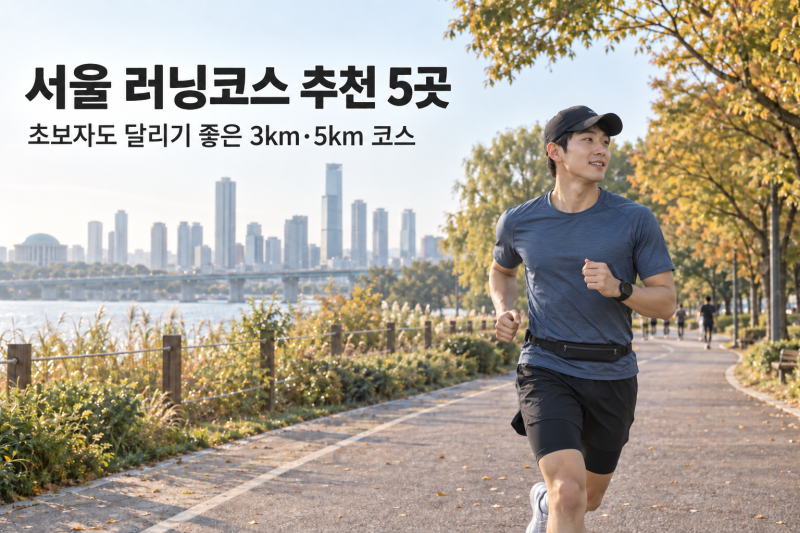 서울 러닝코스 추천 5곳/초보자도 달리기 좋은 3km·5km 코스