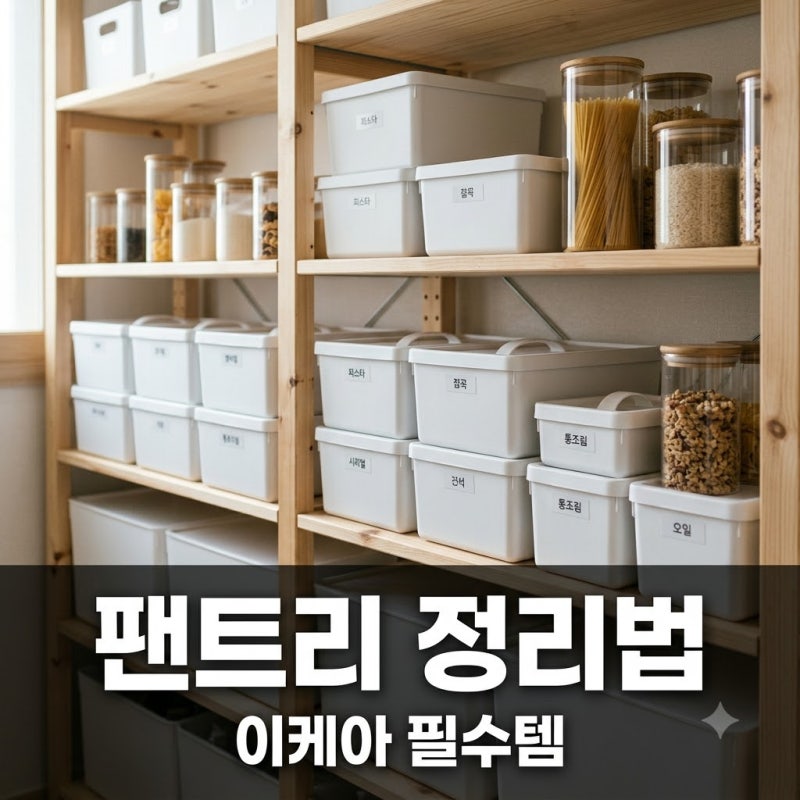 팬트리 정리 이케아 필수 아이템으로 깔끔하게 유지하는 방법