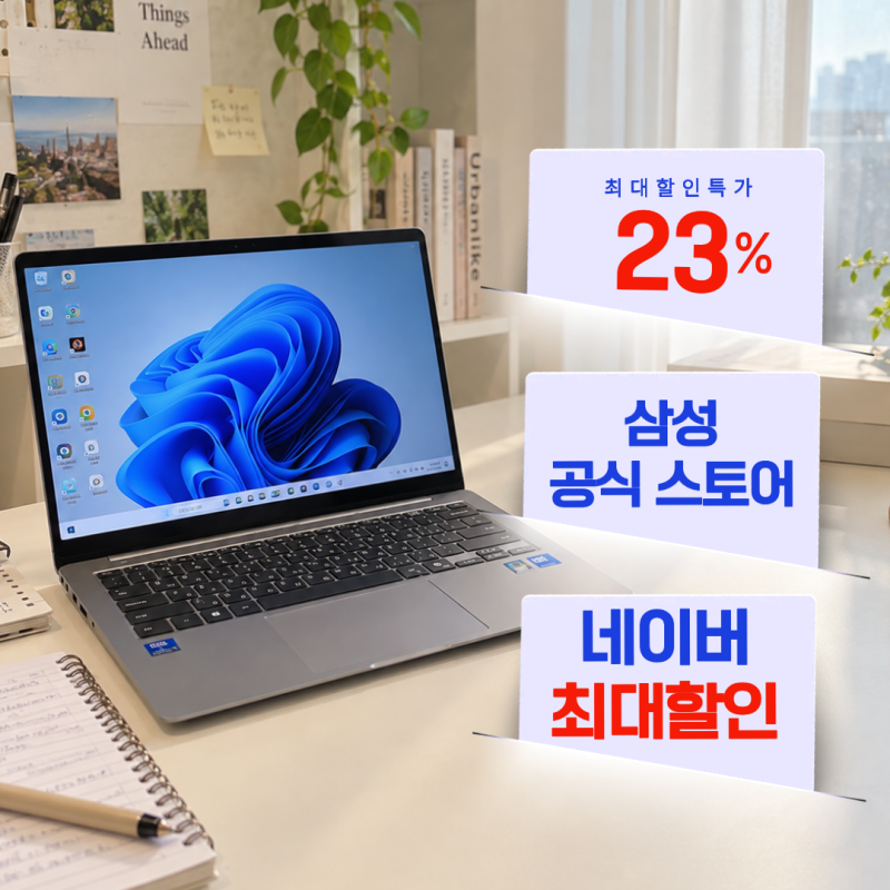 최저가 179만원, 삼성전자 갤럭시북5 프로 NT940XHZ-A51A 출퇴근용으로도 쓰기 좋은 가벼운 노트....