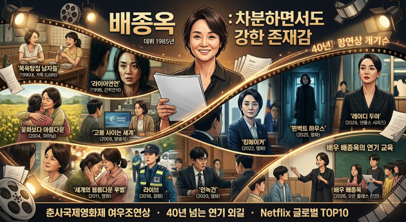 배종옥 배우 프로필부터 대표작까지｜거짓말·꽃보다 아름다워·라이브·결백 그리고 레이디....