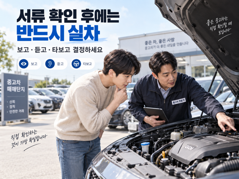 중고차 성능기록부, 이것부터 보세요｜‘무사고’보다 중요한 7가지