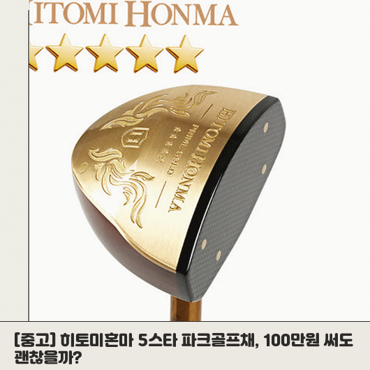 협회공인인증 히토미혼마 파크골프채, 당신에게 맞을까요